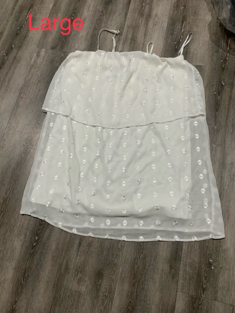 New Kelly Renne embroided slip on dress
size L